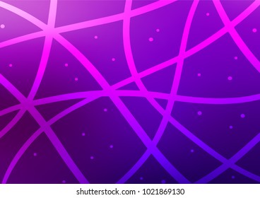 Light Purple vector abstract doodle background. Blurred decorative design in Indian style with Zen tangles. The completely new template can be used for your brand book.