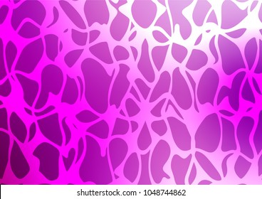 Light Purple vector abstract doodle pattern. Decorative shining illustration with doodles on abstract template. The template can be used as a background for cell phones.