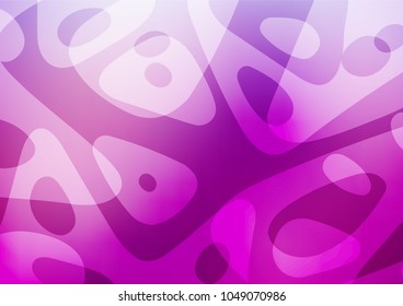 Light Purple vector abstract doodle texture. Geometric doodle illustration in Origami style with gradient. Hand painted design for web, wrapping, wallpaper.