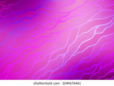 Light Purple vector abstract doodle template. Brand-new colored illustration in blurry style with doodles. Hand painted design for web, wrapping, wallpaper.