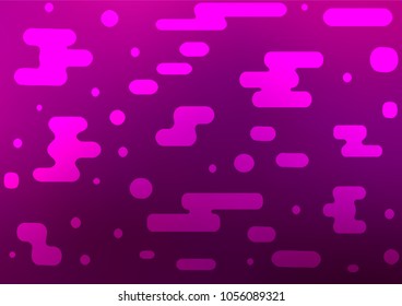 Light Purple vector abstract doodle background. Doodles on blurred abstract background with gradient. Hand painted design for web, leaflet, textile.