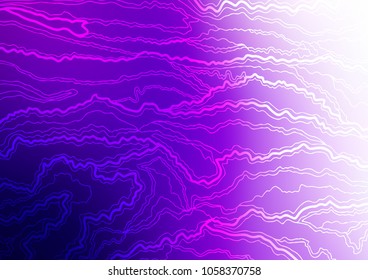 Light Purple vector abstract doodle template. Shining colored illustration with doodles in Zen tangle style. A completely new template for your business design.
