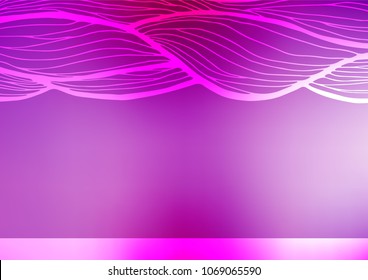 Light Purple vector abstract doodle background. Decorative shining illustration with doodles on abstract template. The best blurred design for your business.