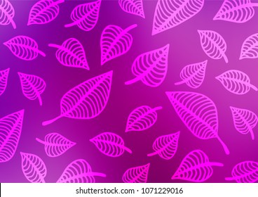 Light Purple vector abstract doodle pattern. Glitter abstract illustration with doodles and Zen tangles. The textured pattern can be used for website.