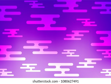 Light Purple vector abstract doodle pattern. Glitter abstract illustration with doodles and Zen tangles. The template can be used as a background for cell phones.