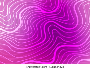 Light Purple vector abstract doodle template. Doodles on blurred abstract background with gradient. A completely new template for your business design.