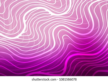 Light Purple vector abstract doodle template. A vague abstract illustration with doodles in Indian style. The pattern can be used for wallpapers and coloring books.