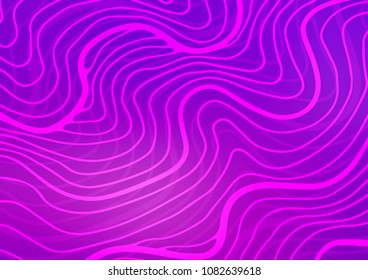 Light Purple vector abstract doodle texture. Blurred decorative design in Indian style with Zen tangles. Hand painted design for web, leaflet, textile.