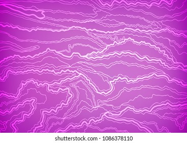Light Purple vector abstract doodle template. A vague abstract illustration with doodles in Indian style. Hand painted design for web, leaflet, textile.