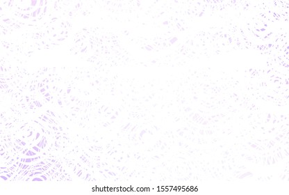 Light Purple vector abstract doodle wallpaper. Shining colored illustration with roses in doodle style. The pattern can be used for wallpapers and coloring books.