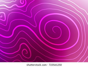 Light Purple vector abstract doodle pattern. An elegant bright illustration with lines in Natural style. Brand-new design for your business.