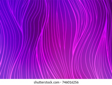 Light Purple vector abstract doodle template. A vague abstract illustration with doodles in Indian style. The pattern can be used for wallpapers and coloring books.