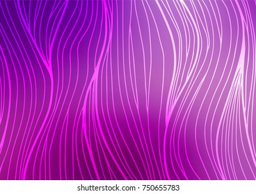 Light Purple vector abstract doodle pattern. Blurred decorative design in Indian style with Zen tangles. The completely new template can be used for your brand book.