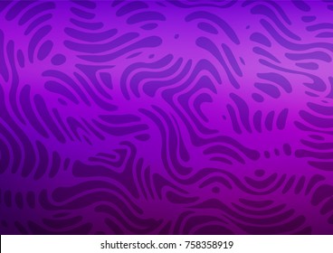 Light Purple vector abstract doodle template. A completely new color illustration in doodle style. The elegant pattern can be used as a part of a brand book.