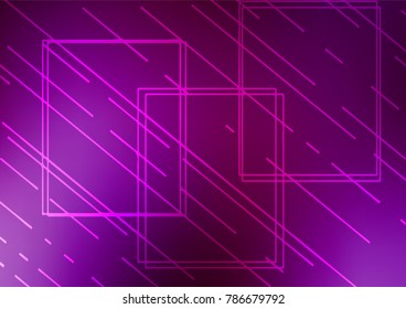 Light Purple vector abstract doodle template. Blurred decorative design in Indian style with Zen tangles. The doodle design can be used for your web site.