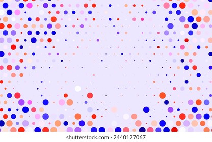 Light Purple vector Abstract illustration with colored bubbles in nature style. Beautiful colored illustration with blurred circles in nature style. Simple design for your web site.