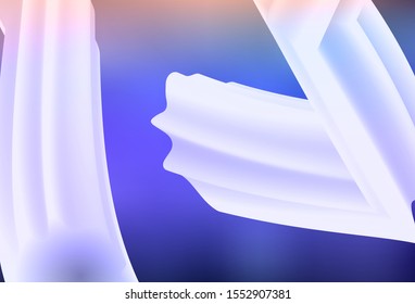 Light Purple vector abstract layout. Abstract colorful illustration with gradient. New way of your design.