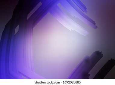 Light Purple vector abstract layout. Glitter abstract illustration with gradient design. New style design for your brand book.