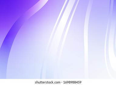Light Purple vector abstract layout. Colorful illustration in abstract style with gradient. Background for a cell phone.