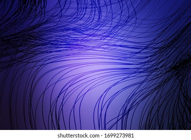 Diseño abstracto vectorial púrpura claro. Ilustración colorida en estilo abstracto con degradado. Diseño borroso para su sitio web.