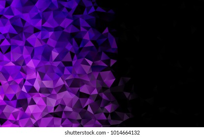Light Purple vector abstract mosaic pattern. An elegant bright illustration with gradient. The textured pattern can be used for background.