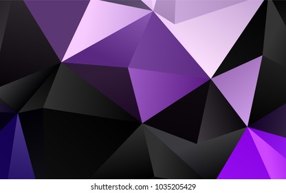 Light Purple vector abstract mosaic background. Glitter abstract illustration with an elegant design. The elegant pattern can be used as part of a brand book.