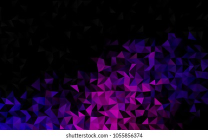 Light Purple vector abstract mosaic background. A completely new color illustration in a vague style. A completely new template for your business design.