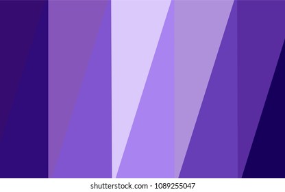 Light Purple vector abstract mosaic background. Polygonal abstract illustration with gradient. A completely new design for your business.