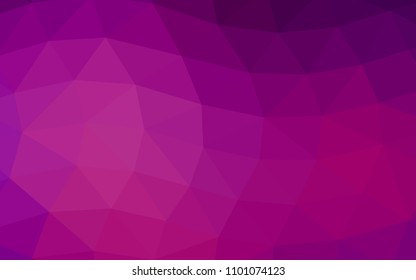 Light Purple vector abstract mosaic abstract mosaic. Brand new colored illustration in blurry style with gradient. A completely new template for your business design.