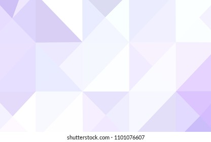 Light Purple vector abstract mosaic backdrop. Colorful illustration in polygonal style with gradient. Brand-new design for your business.