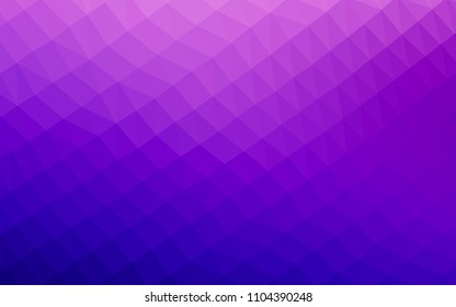 Light Purple vector abstract mosaic backdrop. Glitter abstract illustration with an elegant design. Brand new design for your business.