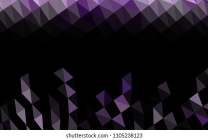 Light Purple vector abstract mosaic pattern. Colorful abstract illustration with gradient. The elegant pattern can be used as part of a brand book.