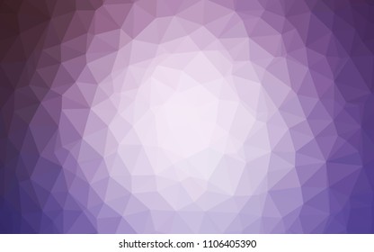 Light Purple vector abstract mosaic background. A completely new color illustration in a polygonal style. Pattern for a brand book's backdrop.