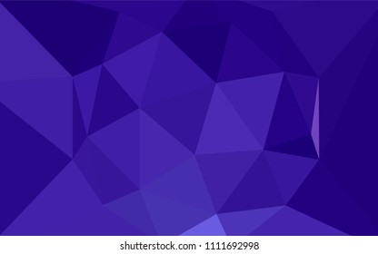 Light Purple vector abstract mosaic backdrop. Geometric illustration in Origami style with gradient.  A new texture for your web site.