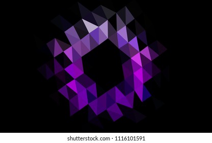 Light Purple vector abstract mosaic background. Glitter abstract illustration with an elegant design. A new texture for your design.
