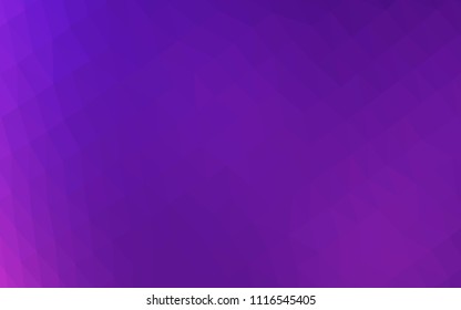 Light Purple vector abstract mosaic pattern. Glitter abstract illustration with an elegant design. The polygonal design can be used for your web site.