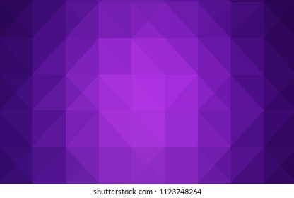 Light Purple vector abstract mosaic pattern. A completely new color illustration in a polygonal style. New template for your brand book.