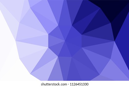 Light Purple vector abstract mosaic background with a diamond. Elegant polygonal illustration with gradient. Polygonal design for your web site.