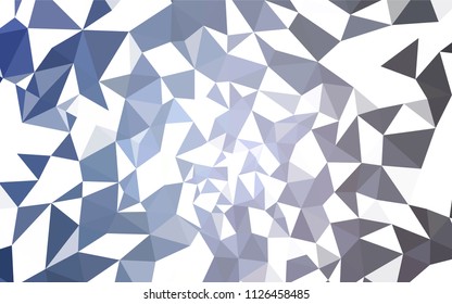Light Purple vector abstract mosaic background. Geometric illustration in Origami style with gradient.  A completely new design for your leaflet.