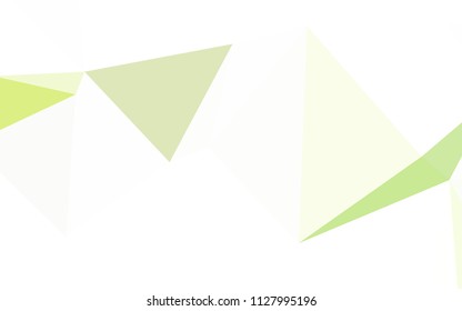 Light Purple vector abstract mosaic pattern. Shining colorful illustration with triangles. Polygonal design for your web site.