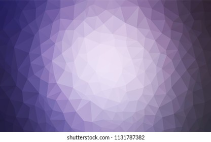 Light Purple vector abstract mosaic pattern. Creative geometric illustration in Origami style with gradient. Template for cell phone's backgrounds.