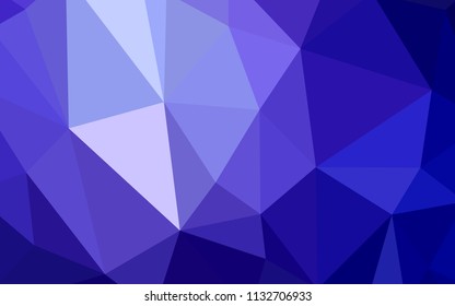 Light Purple vector abstract mosaic backdrop. Shining colorful illustration with triangles. Pattern for a brand book's backdrop.