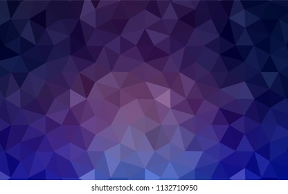 Light Purple vector abstract mosaic backdrop. Creative geometric illustration in Origami style with gradient. A new texture for your web site.