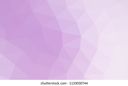Light Purple vector abstract mosaic template. Glitter abstract illustration with an elegant design. A new texture for your design.