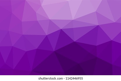 Light Purple vector abstract mosaic pattern. A completely new color illustration in a vague style. The textured pattern can be used for background.