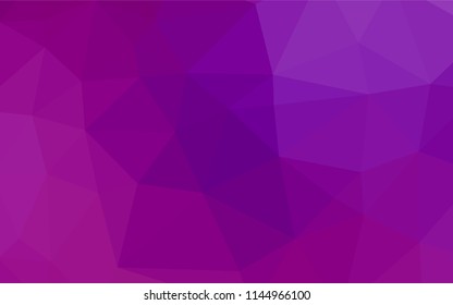 Light Purple vector abstract mosaic backdrop. A completely new color illustration in a vague style. The elegant pattern can be used as part of a brand book.