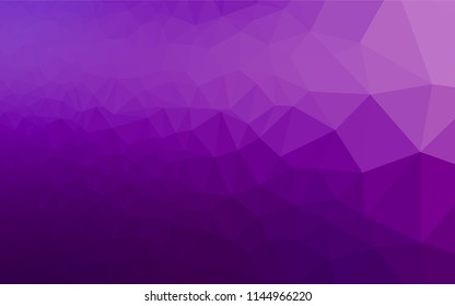 Light Purple vector abstract mosaic backdrop. A sample with polygonal shapes. A completely new design for your business.