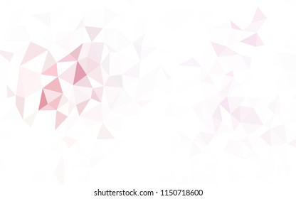 Light Purple vector abstract mosaic pattern. Elegant bright polygonal illustration with gradient. New template for your brand book.