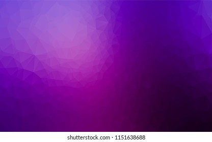 Light Purple vector abstract mosaic background. Colorful abstract illustration with gradient. The template can be used as a background for cell phones.