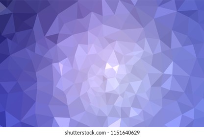 Light Purple vector abstract mosaic backdrop. Colorful illustration in polygonal style with gradient. New template for your brand book.